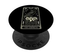 El Tarot Emperatriz - Abundancia de Cuervos y Naturaleza V3 PopSockets PopGrip Adhesivo