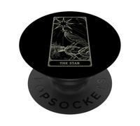 El Tarot Estrella - Raven Vintage Celestial Light V2 PopSockets PopGrip Adhesivo