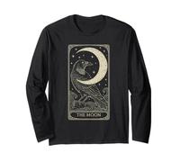 El Tarot Luna - Cuervo místico Arte Celestial V3 Manga Larga