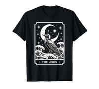 El Tarot Lunar - Cuervo Místico Arte Celestial Camiseta