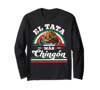 El Tata Más Chingón Funny Matching Family Couples Humor Manga Larga
