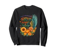 Él te cubrirá con Sus Plumas Salmo 91:4 Sudadera