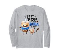 El té de Burbujas Cute Dad Bubble Tea Best Pop in The Boba Shop Manga Larga