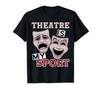 El Teatro Es Mi Deporte Actor Escenario Diseño Divertido Camiseta