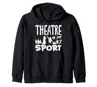 El teatro es mi deporte Musical Lover Musicales Sudadera con Capucha