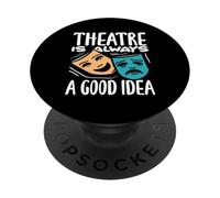El teatro siempre es una buena idea Amante musical PopSockets PopGrip Adhesivo