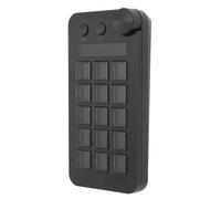 El Teclado del Controlador de Transmisión con Teclas de Macro de la Perilla 15, Diseños Personalizables Modos Dinámicos de Macros Retroalimentación Táctil para Actividades de (BLACK)