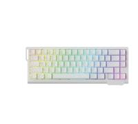 El Teclado magnético del Juego mecánico ató con Alambre la Tarifa rápida del Disparador 8000Hz 128K de 0.01m m Compatible con X68 He(White Contour Lines)