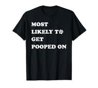 El técnico Veterinario Veterinario Divertido es más Probable Que le Hagan Caca Camiseta gráfica económica
