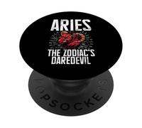 El temerario de Zodiacs Aries PopSockets PopGrip Adhesivo