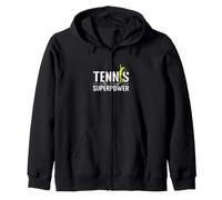El Tenis es mi Superpoder Sudadera con Capucha