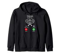 El Tenis me está Llamando Sudadera con Capucha