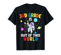 El tercer grado está fuera de este mundo Cool Astronaut Outer Space Camiseta