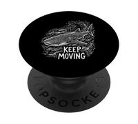 El tiburón Ballena Sigue moviéndose Motivacional PopSockets PopGrip Adhesivo