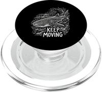 El tiburón Ballena Sigue moviéndose Motivacional PopSockets PopGrip para MagSafe