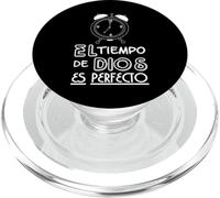 El tiempo de Dios es perfecto PopSockets PopGrip para MagSafe