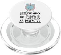 El Tiempo de Dios Siempre, Bible Verse Sayings PopSockets PopGrip para MagSafe