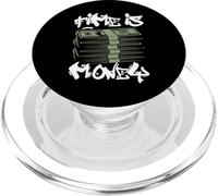 El Tiempo es Dinero Dinero Dinero Negocio Rico millonario criptomoneda PopSockets PopGrip para MagSafe