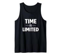 El Tiempo es Limitado Prioridad Personal Mentalidad Identidad Camiseta sin Mangas
