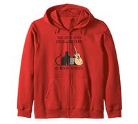 El Tiempo Pasado con Gatos y Guitarras Nunca se Pierde Sudadera con Capucha