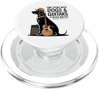 El Tiempo Que Pasa con el Perro y Las Guitarras Nunca se Pierde Diciendo PopSockets PopGrip para MagSafe