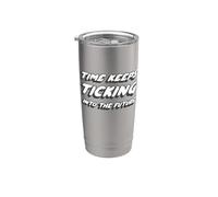 El tiempo sigue avanzando hacia el futuro | Music 1970's Vaso térmico de acero inoxidable de doble pared