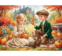 El tierno Gesto del otoño Puzzle 1000 Piezas Adultos Y Niños,14 Años+,Regalo Ideal,Anti-estrés,Desafío,Deco Pared,Premium,Rompecabezas,Relax,Reto,Educativo 52x38cm
