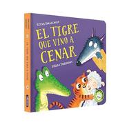 El tigre que vino a cenar (La ovejita que vino a cenar. Libro de cartón) (Pequeñas manitas)