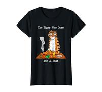 El Tigre Que Vino en una Cerveza Camiseta gráfica económica