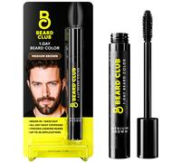 El tinte de barba temporal de 1 da del club de barba para hombres - color de barba marrn mediana y color de cejas para un aspecto de aspecto bien d