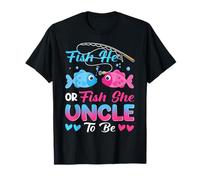 El tío de Fish-He o Fish-She será una fiesta familiar con revelación de género Camiseta