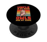 El tío es mi Nombre Los búhos Son mi búho de Juego PopSockets PopGrip Adhesivo