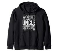 El tío más grande del mundo... según mi tío sobrino Sudadera con Capucha