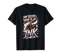 El Tipo de Sangre es Tinta Amante del Tatuaje Adicto a la Tinta Camiseta