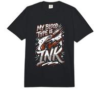 El Tipo de Sangre es Tinta Amante del Tatuaje Adicto a la Tinta Comfort Colors Adult Heavyweight T-Shirt