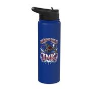 El tipo de sangre es tinta amante del tatuaje adicto a la tinta Stainless Steel Insulated Water Bottle