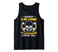El Tiro con Arco no es un Hobby, es una Habilidad de Supervivencia Post apocalíptica. Camiseta sin Mangas