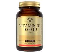Vitamina D3 25 mcg (1000 UI) 100 cápsulas blandas Solgar