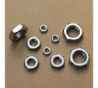 El tornillo 10 tuercas hexagonales finas de acero inoxidable de tamaño selecto, rosca izquierda(M14 x 1.25mm)