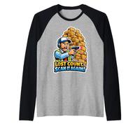 El Trabajador del almacén lo escanea de Nuevo Camiseta Manga Raglan