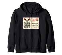 El Trabajador Postal Jubilado ya no es mi jubilación prioritaria Sudadera con Capucha