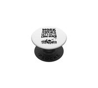El Trabajo apesta Vamos a IR a Long Beach California Floral Surf PopSockets PopGrip Adhesivo