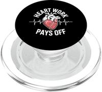 El Trabajo cardíaco Paga Sus Frutos cardíacos PopSockets PopGrip para MagSafe