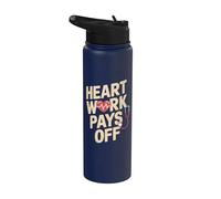El trabajo del corazón da sus frutos al tecnólogo cardiovascular Stainless Steel Insulated Water Bottle