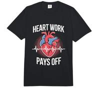 El Trabajo del corazón Paga el diseño de motivación Positiva Comfort Colors Adult Heavyweight T-Shirt