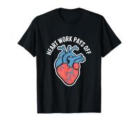 El trabajo del corazón paga la anatomía inspiradora Camiseta