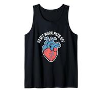 El trabajo del corazón paga la anatomía inspiradora Camiseta sin Mangas