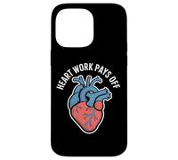 El trabajo del corazón paga la anatomía inspiradora Carcasa para iPhone 14 Pro Max