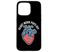 El trabajo del corazón paga la anatomía inspiradora Carcasa para iPhone 15 Pro Max