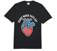 El Trabajo del corazón Paga la anatomía inspiradora Comfort Colors Adult Heavyweight T-Shirt